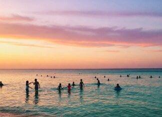 Top Calm-Water Beaches for Family Swimming and Relaxation Family Beach Sunset