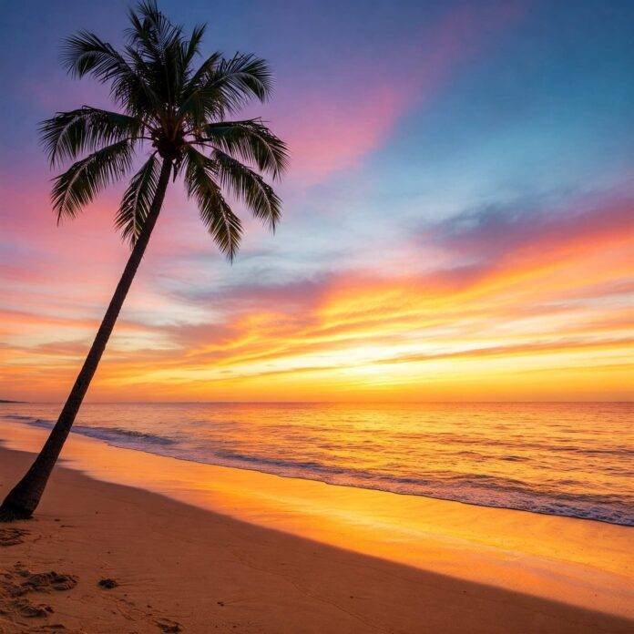 Dreamy Beach Sunset
