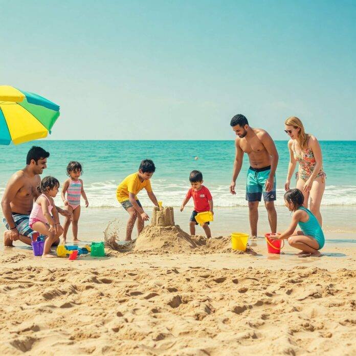 Joyful Family Beach Day