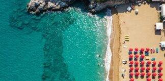 Mediterranean Beach Aerial