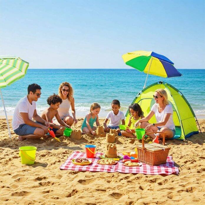 Beach Day Bliss: Family Fun & Sun