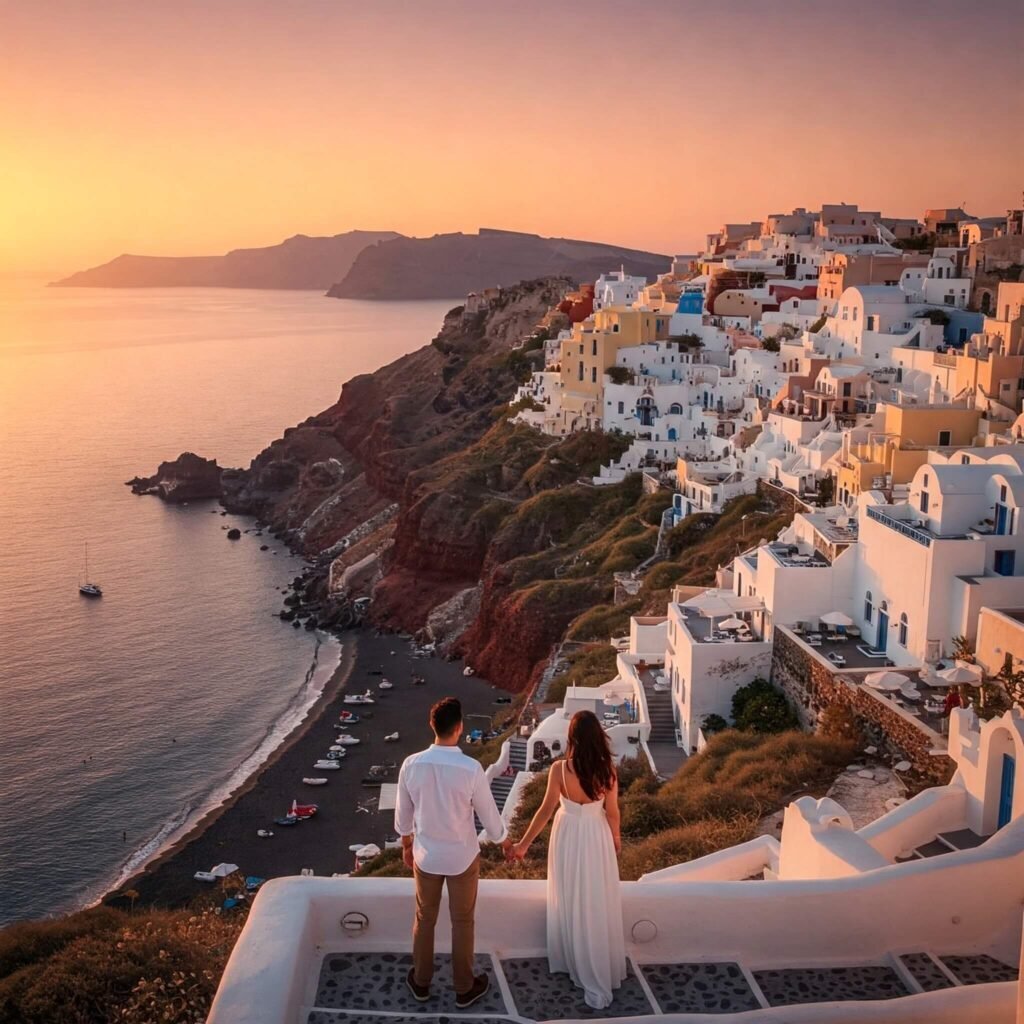 Santorini Sunset Cliffs