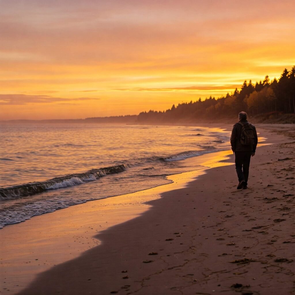 Sunset Beach Walk