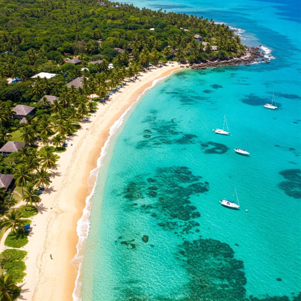 Aerial Tropical Beach