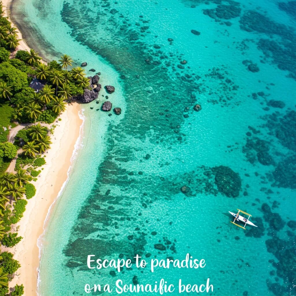 South Pacific Aerial View