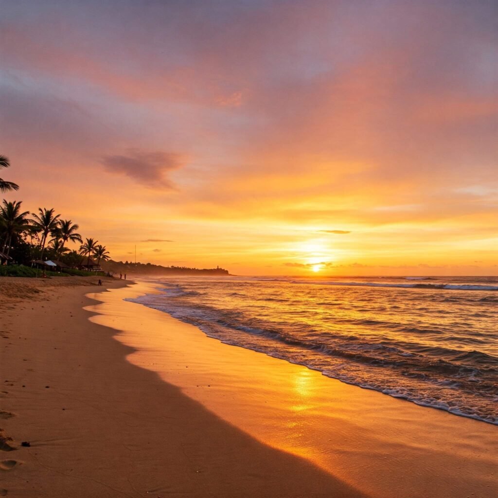 Serene Tropical Sunset