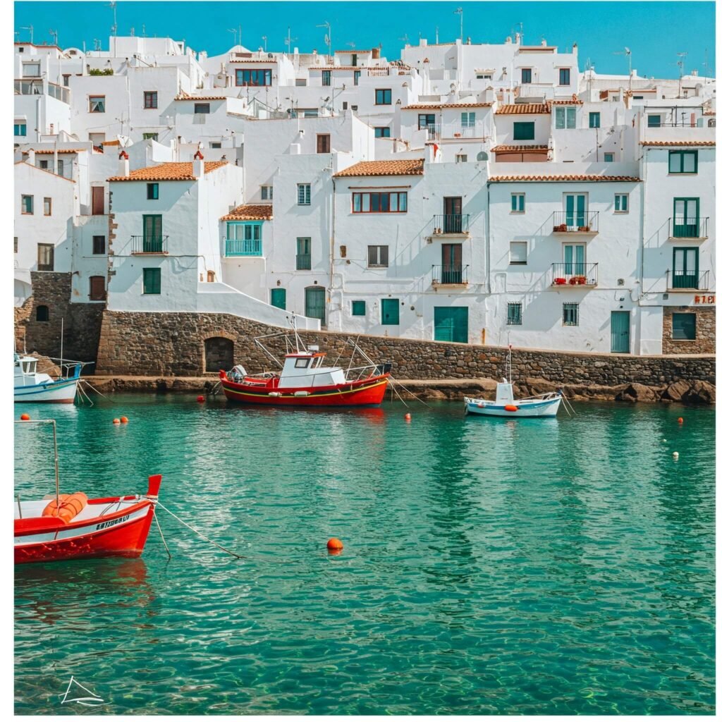 Whitewashed Buildings Spain