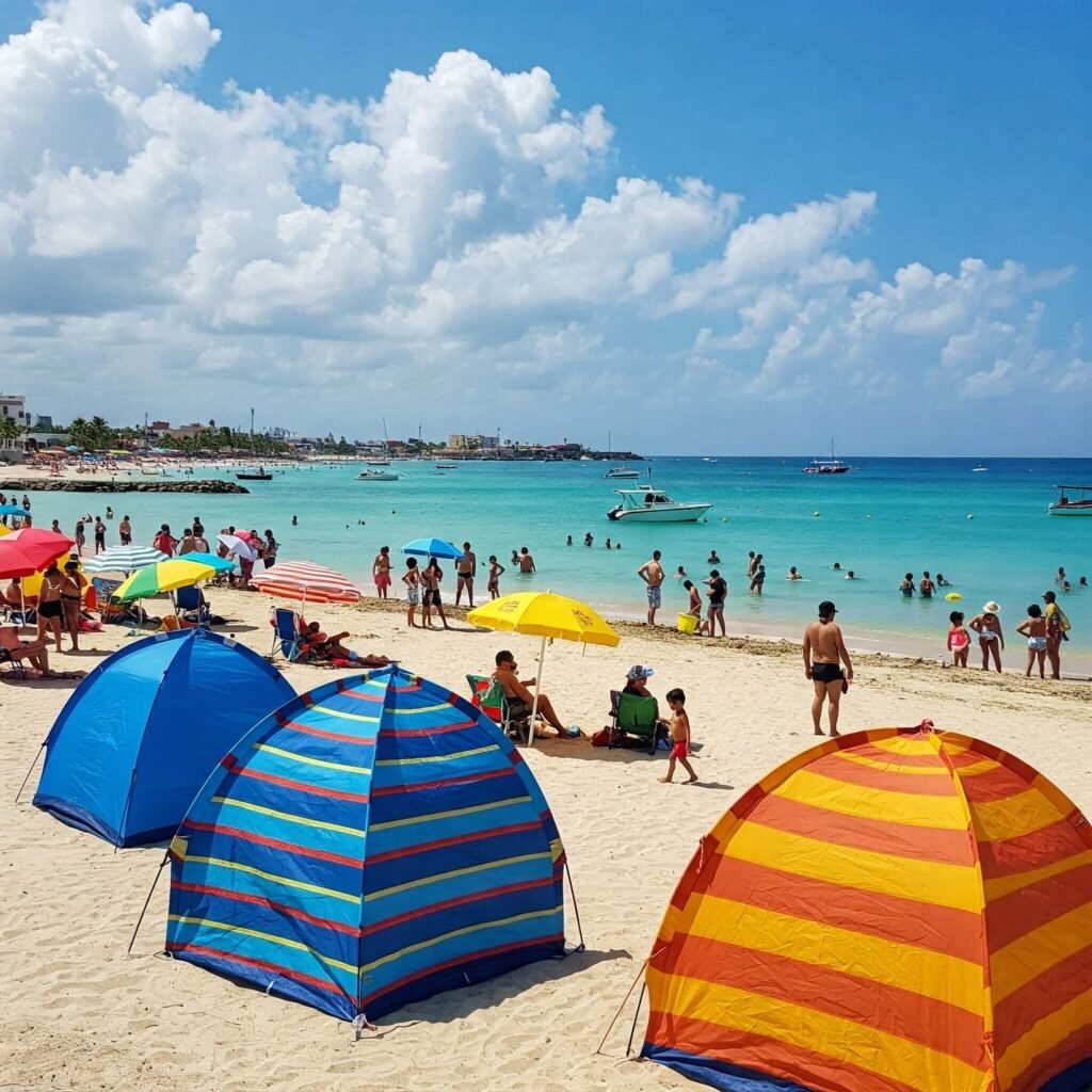 Vibrant Mexican Beach