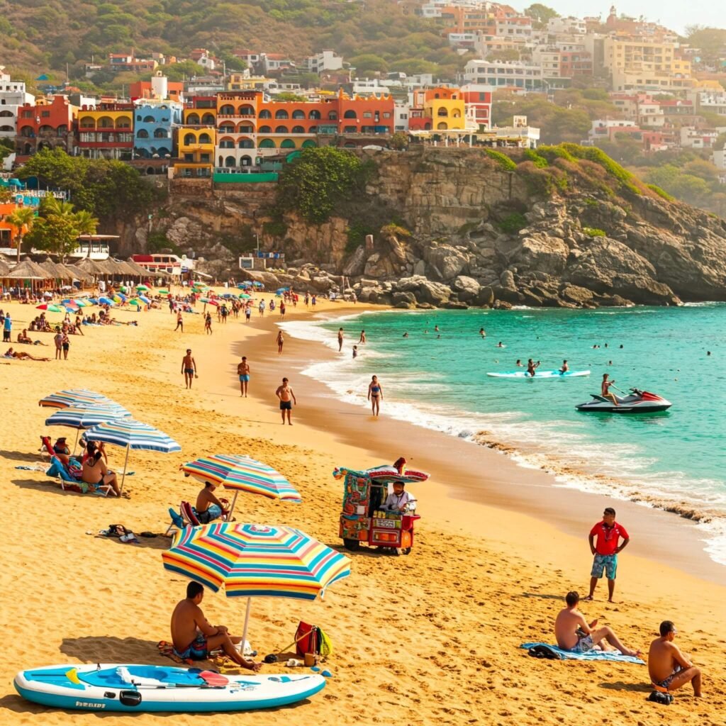 Vibrant Mexican Beach