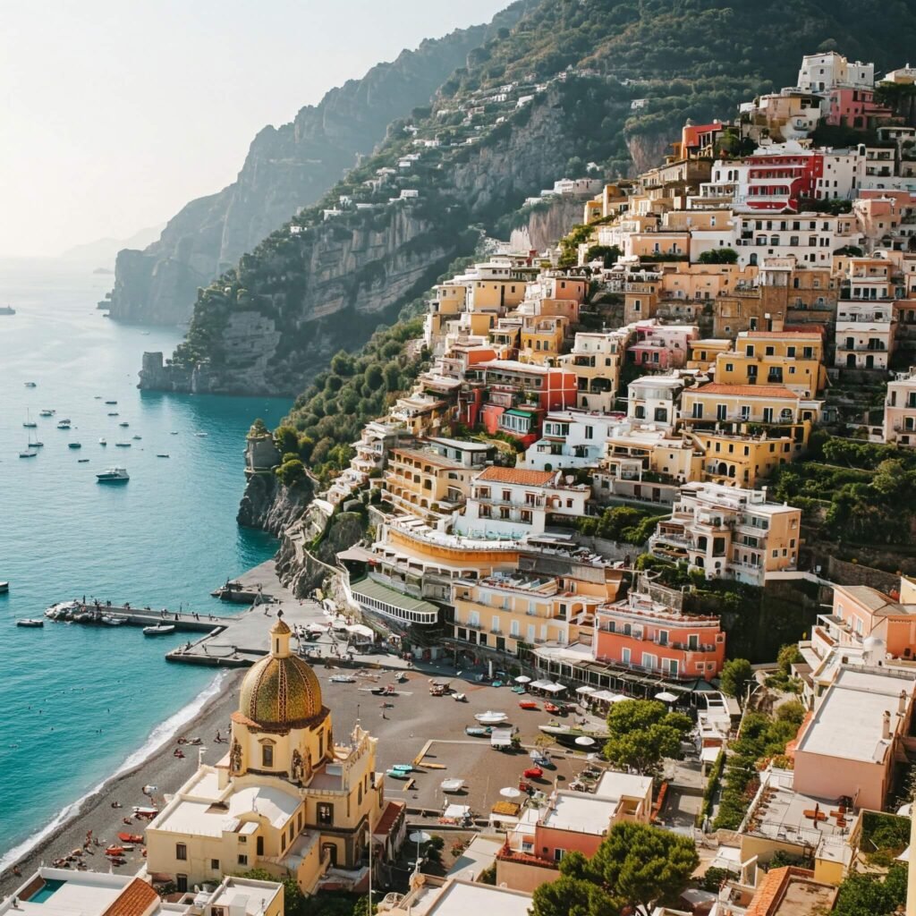 Positano Colorful Buildings