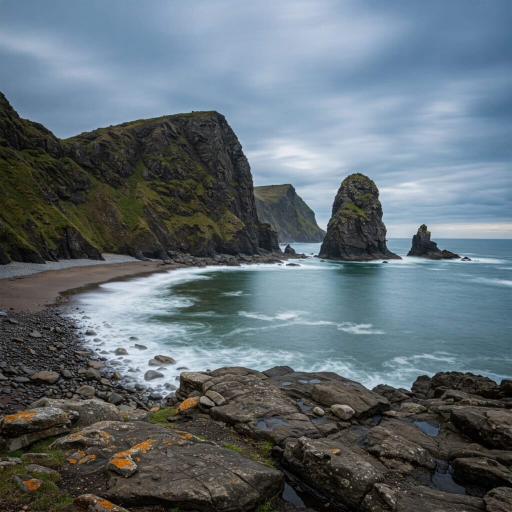 Dramatic Coastal Rocks