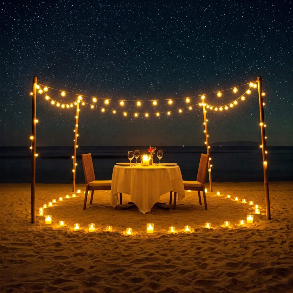 Romantic Beach Dinner