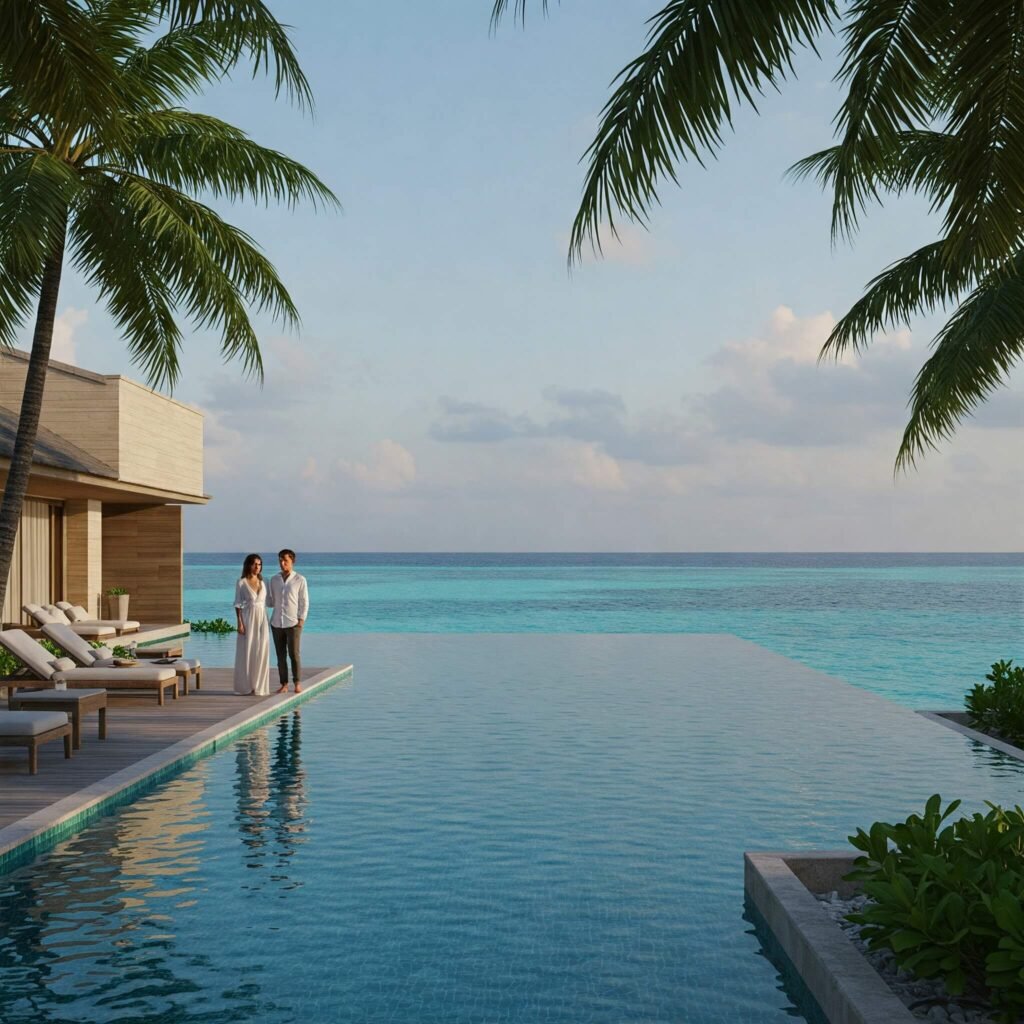 Luxury Resort: Maldives Pool Scene