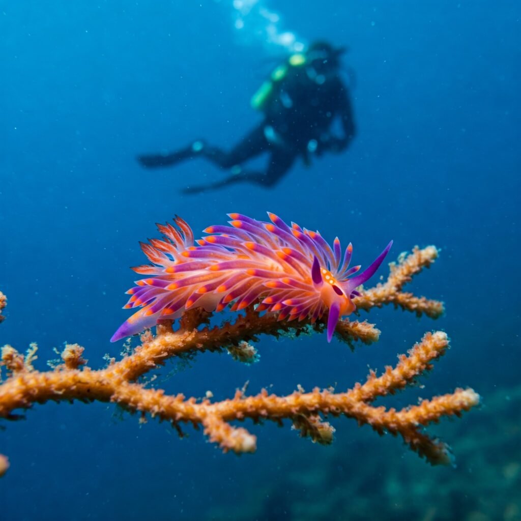 Colorful Sea Slug Macro
