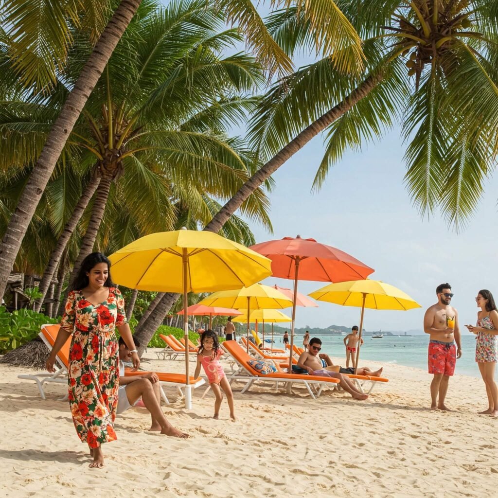Colorful Beach Getaway