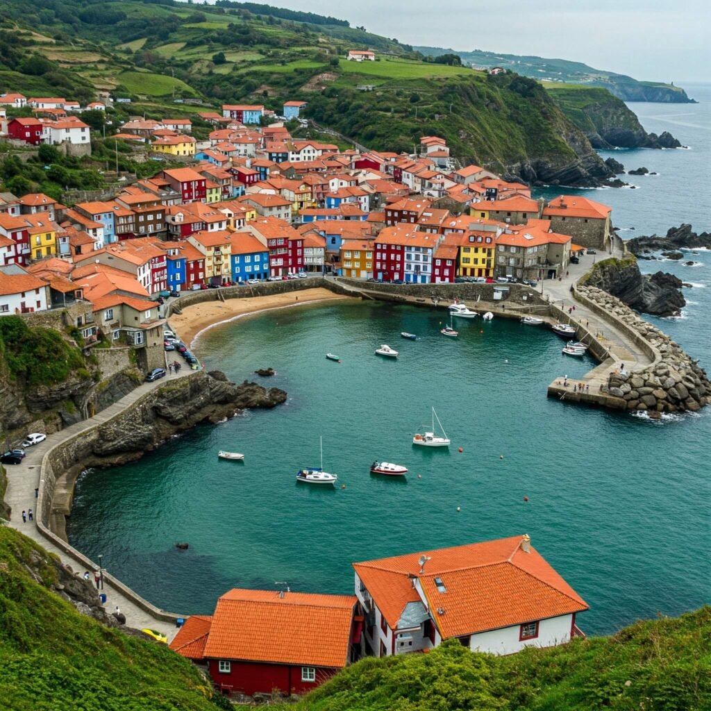 Cudillero Colorful Houses