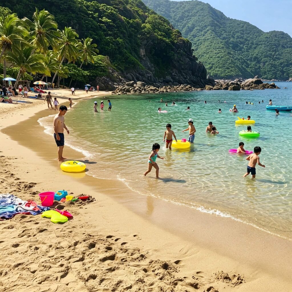 Lively Family Beach
