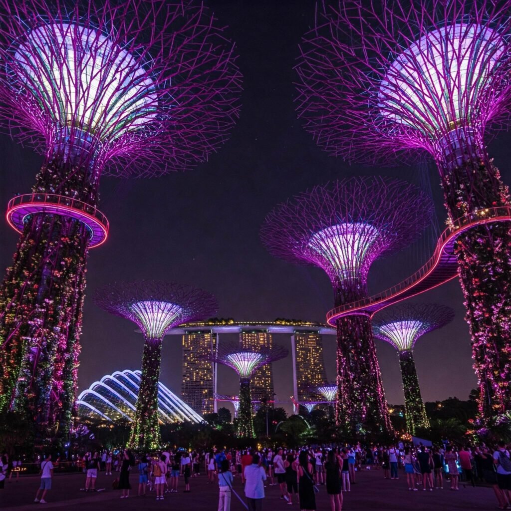 Singapore's Garden Rhapsody at Supertree Grove
