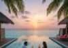 Dip, Dine, and Dream: Best Pool Villas for a Luxe Getaway Maldives Overwater Villa Sunset