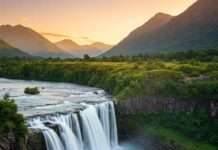 Waterfall Retreats: Top 8 Destinations for Nature’s Most Spectacular Views Majestic Waterfall Sunrise