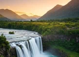 Waterfall Retreats: Top 8 Destinations for Nature’s Most Spectacular Views Majestic Waterfall Sunrise