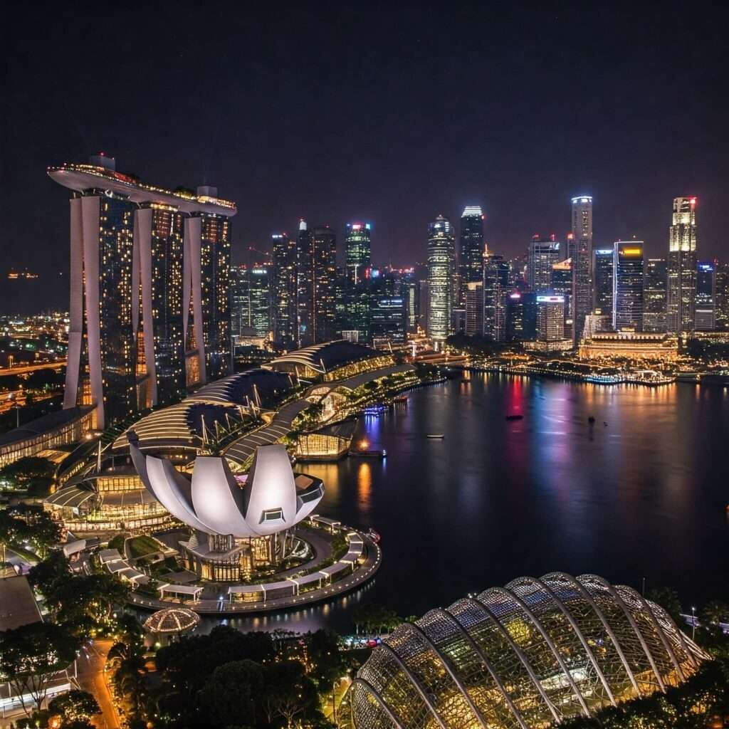 Marina Bay Sands Night Lights