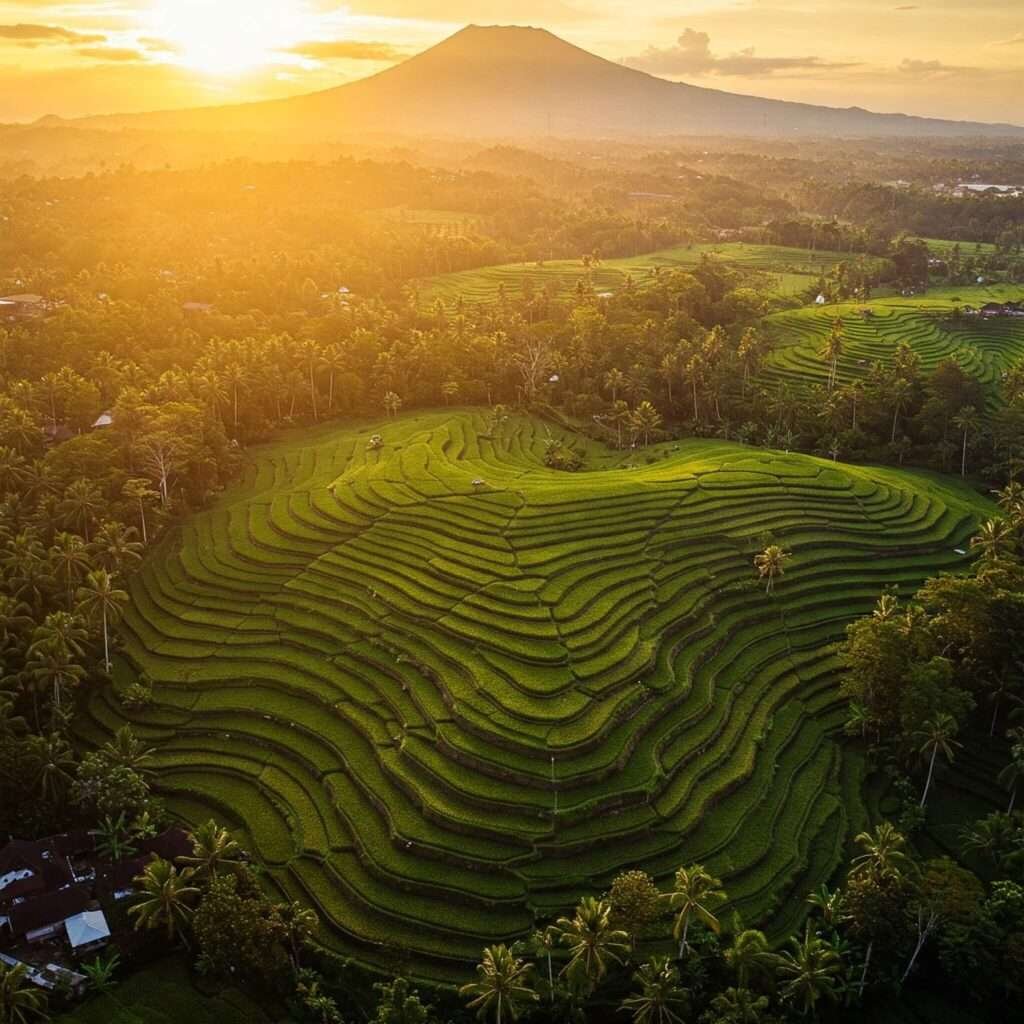 Ubud's Golden Rice Terraces
