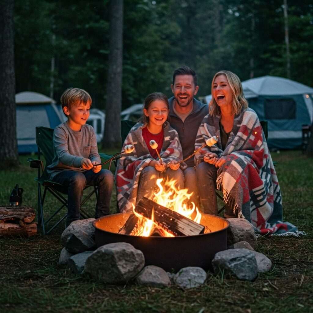 Family Campfire: Marshmallows & Laughter