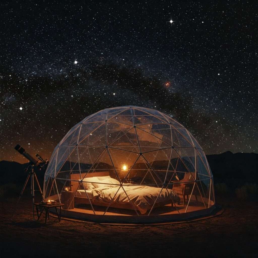 Geodesic Dome: Stargazing Under the Stars