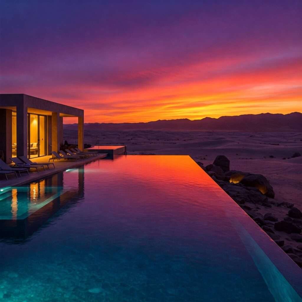 Desert Waterfall Hotel Pool