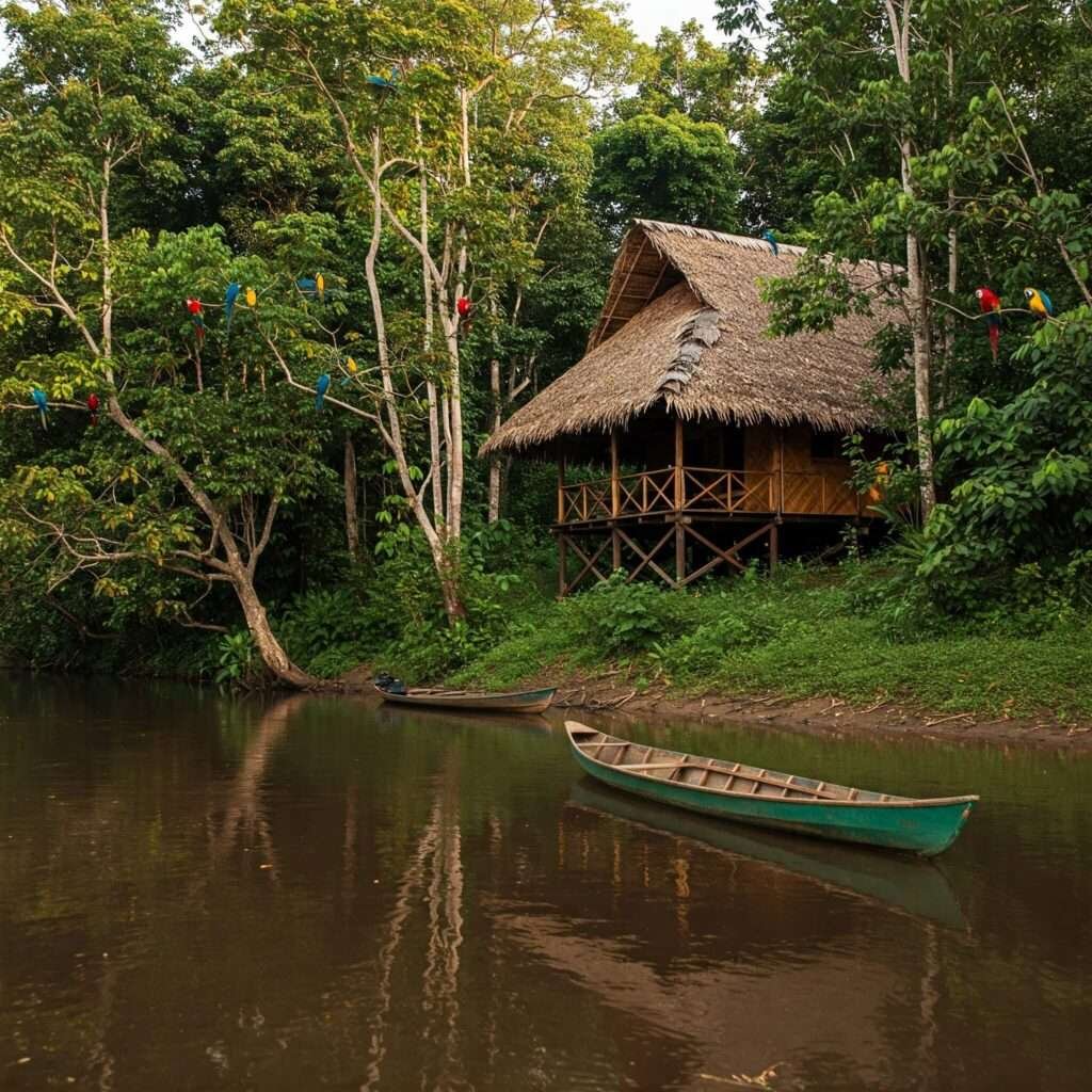 Amazon Riverside Cabana: Jungle Paradise