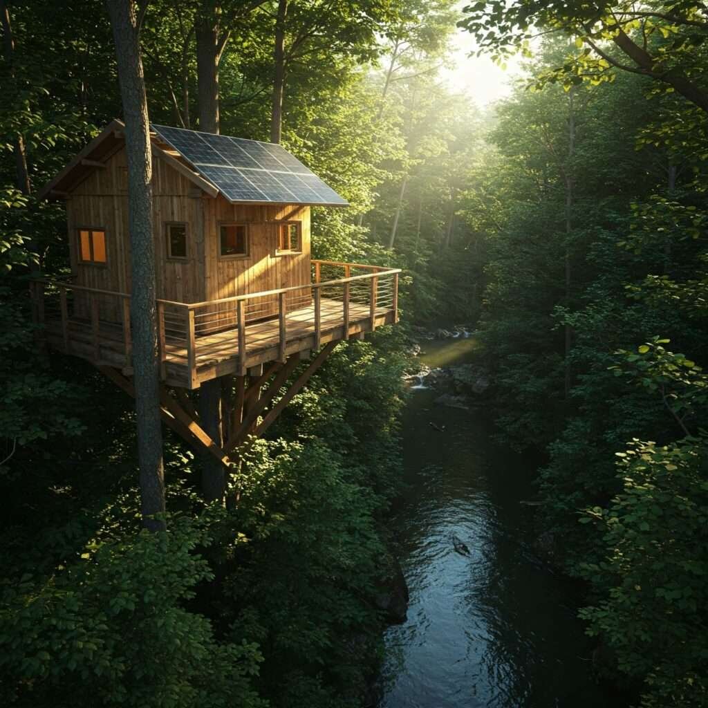 Eco-Friendly Treehouse: Sustainable Forest Escape