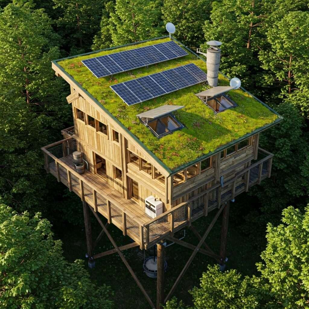 Eco-Friendly Sustainable Treehouse