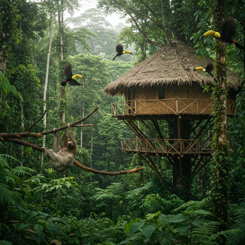 Costa Rican Treehouse: Rainforest Retreat