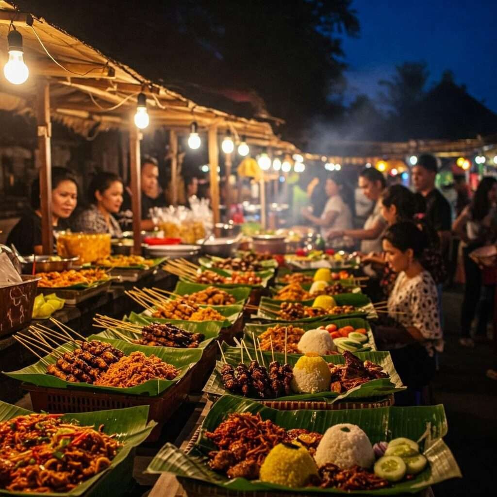 Balinese Night Market: Colorful Street Food