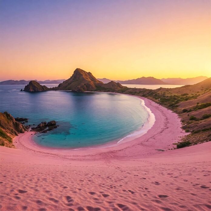 Pink Beach Sunrise Pink Beach Sunrise