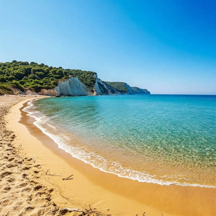 Secluded European Beach