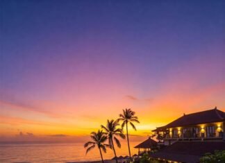 Affordable Beachfront Hotels in Bali With Stunning Views Sunset at Bali Resort