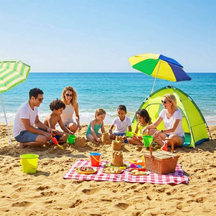 Beach Day Bliss: Family Fun & Sun