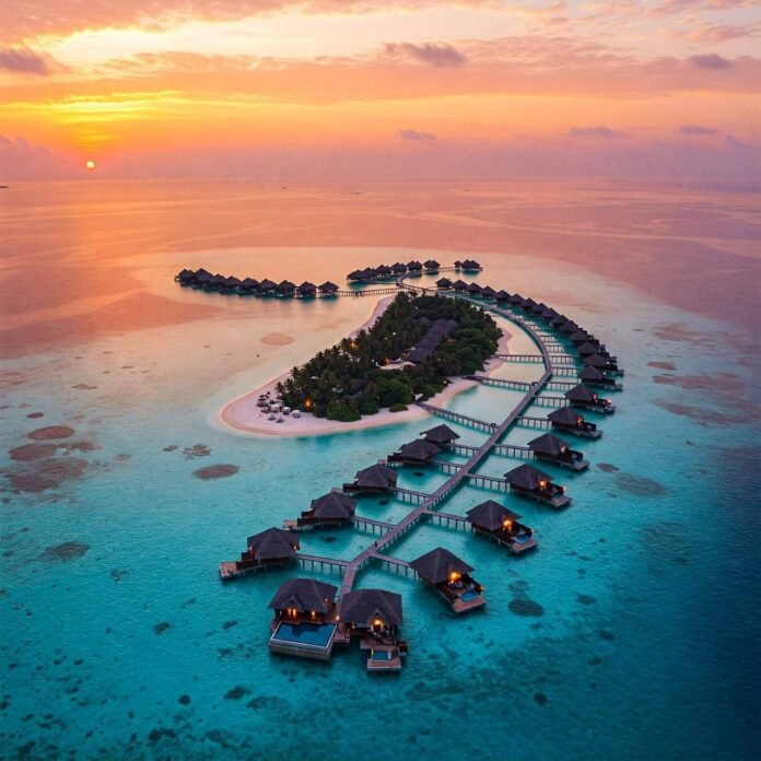 Maldives Sunset Atoll