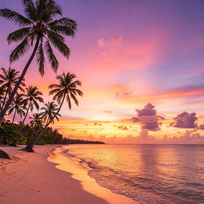 Tropical Sunset Beach Tropical Sunset Beach