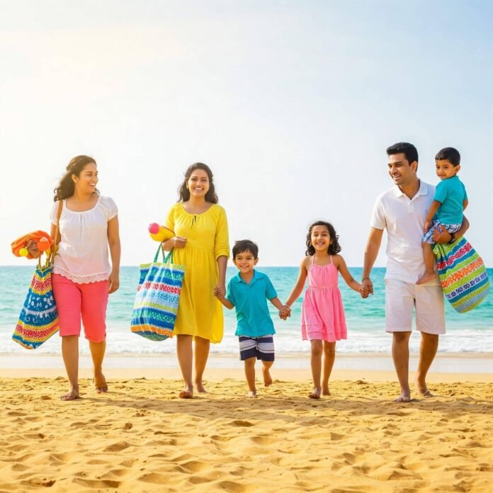 Happy Family Beach Trip Happy Family Beach Trip