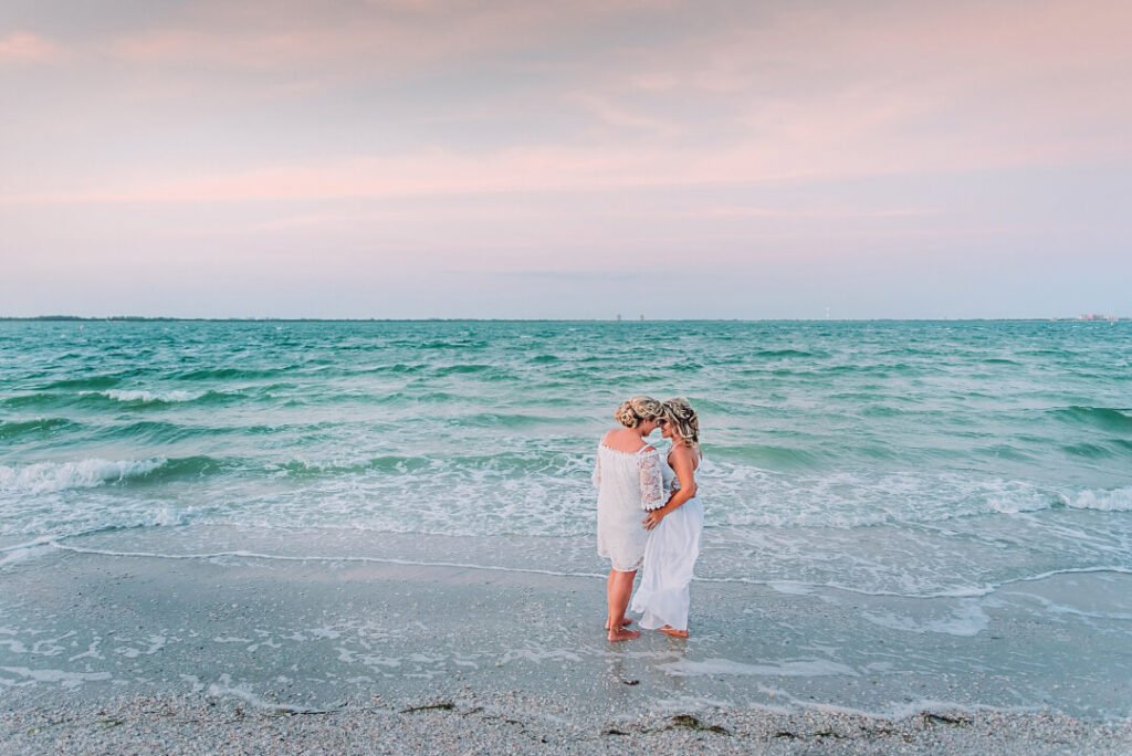 Evening picnic on Sanibel Island, one of my top romantic beach destinations for real chill spring break.