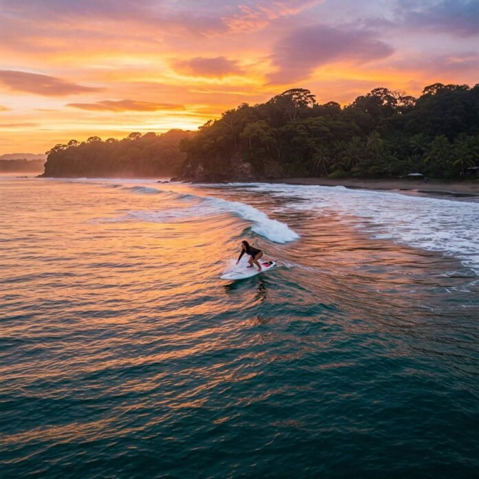 Costa Rica Sunset Surf Adventure