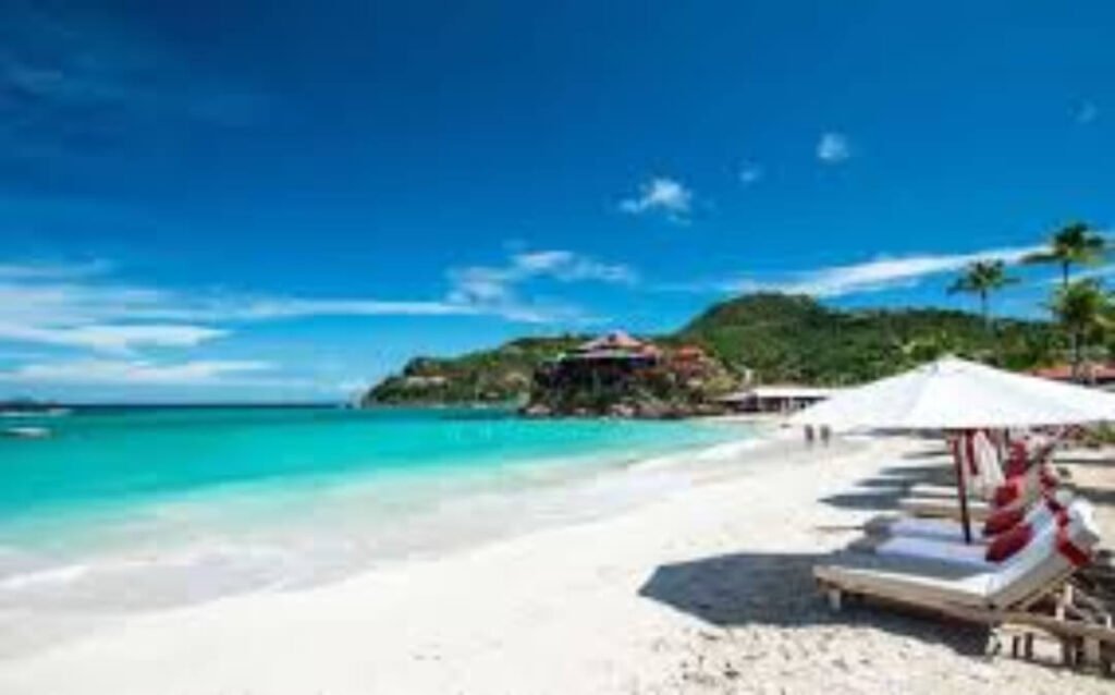 Imperfect romantic sunset stroll at cheap all-inclusive beach getaway under $1000