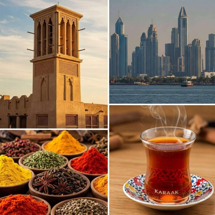 Dubai Local Essence: Wind Towers, Souk, Karak Tea