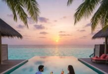 Dip, Dine, and Dream: Best Pool Villas for a Luxe Getaway Maldives Overwater Villa Sunset