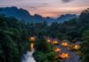Into the Wild: Stunning Jungle Escapes That Will Awaken Your Inner Explorer Jungle Eco-Lodge at Twilight