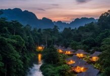 Into the Wild: Stunning Jungle Escapes That Will Awaken Your Inner Explorer Jungle Eco-Lodge at Twilight
