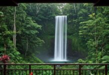 Hotels Near Waterfalls: Unforgettable Stays with Scenic Views Hotel Balcony Waterfall View